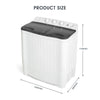 4.5KG/8.5KG Portable Washing Machine Compact Mini Laundry Washer Spin Dryer Dorm