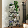 Plant Stand Indoor Creative Heart Shape Plant Stand for Patio Garden Living Room