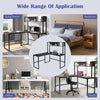 L-Shaped Corner Computer Desk Large PC Table Workstation with Storage Bookcase