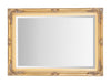 50x70cm Bevelled French Style Bedroom Wall Mirror Gold