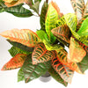Artificial Tree Orange Yellow Codiaeum Tropical Large
