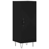 Highboard Black 34.5x34x180 cm Engineered Wood