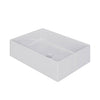 White Rectangular Countertop Basin 450mm - Corey CORGW450X320