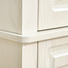 Freestanding Kitchen Cupboard, Tall Storage Cabinet w/ Drawer and Shelves, White