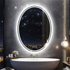 Smart Oval LED Bathroom Mirror Backlit Edge Anti-Fog Waterproof Makeup Mirror XL