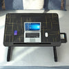 Folding Laptop Table Bed Tray Sofa Lap Desk Notebook Stand Adjustable Height NEW