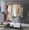 Industrial Style Wardrobe Open Clothes Pipe Rail Rack Storage Vintage Closet