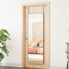 Full Length Over Door Mirror Door Hung Mirror Dormitory Wardrobe Bedroom Mirror