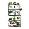 5-Tier Kitchen Bakers Rack Storage Cabinet Microwave Oven Stand Shelves Pantry