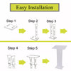 Acrylic Lectern Plexiglass Podium Clear Stand Acrylic Pulpits f/ Churches Office