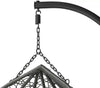 Hanging Cocoon Egg Chair Garden Swing 2 Person Hammock Removable Cushions !!!