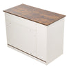Dog Crate FurnitureDog Crate End Table w/ Iron Doors, Indoor End Table Sideboard