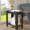 FATIVO Small Wood Side End Table Slim Coffee Table Modern Occasional Furniture