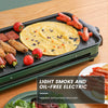 Electric Teppanyaki Table Top Grill Griddle BBQ Barbecue Camping w/ Temp Fsiatyv