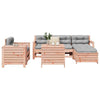 Swpsd Sofa Set 7 Piece Garden Sofa Set Patio Furniture Seating Solid Wood K5L2