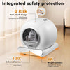 Automatic Cat Litter Box 65L Self Cleaning Litter Tray Smart App Control WIFI
