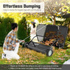 Tow-Behind Lawn Sweeper w/ 0.74 M3 Large-Capacity Hopper Bag