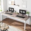 78.7'' Extra Long Computer Desk, 2 Person Desk, Double Long Desk for Home Office