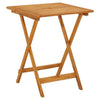 3 Piece Bistro Set Beige Polypropylene and Solid Wood S7H5