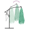 Garden Parasol with Steel Green 246x246x230 A6S7