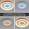 LED Ceiling Light Round Panel Down Lights Bathroom Kitchen Living Room Wall Lamp