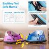 Kids Ride on Bumper Car 12V Electric Bumping Car 360 Degree Spin Blue