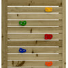 Lechnical Playhouse with Slide Swings Rockwall Impregnated Wood D6S0