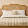 Dusk Annecy Natural Wood & Rattan Double Bed Frame RRP £799