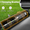 Tow-Behind Lawn Sweeper w/ 0.74 M3 Large-Capacity Hopper Bag