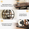 Tribesigns Console Table, 100 cm Industrial 5-Tier Sofa Table Entryway Table