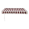 Awning 2/2.5/3.5/4M Canopy For Patio Garden Sun Shade Manual Retractable Shelter