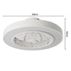 LED Ceiling Fan with Lighting LED Light Adjustable Wind Speed Remote Decor
