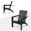 Outdoor Wooden Armchair Backyard Lounge Adirondack Chair Patio Chair