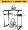 Electric Drill Storage Rack Floating Shelf WallMount Power Tool Organizer 8-slot