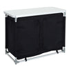 Folding Outdoor Aluminum Camping Kitchen Unit Storage Station Cook Table w/ Bag