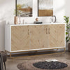 Sideboard Display Cabinet TV Stand Shelf Living Room Wooden Storage Cupboard
