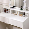Dressing Table With 2 Drawers 9 LED Bulbs Mirror Vanity Bedroom Tables Desk