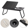 Folding Laptop Table Bed Tray Sofa Lap Desk Notebook Stand Adjustable Height NEW