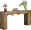 63-Inch Console Table, Farmhouse Wooden Couch Table Behind Sofa with Storage