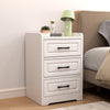 3 Drawer Wooden Bedroom Bedside Cabinet Furniture Storage Nightstand Side Table
