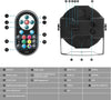 U`King 4 Pack RGB 36 LED Stage Lights with Bag, 72W LED Par Can Light with