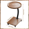 C-Shaped Compact Sofa Side End Table Coffee Laptop Table Living Room Bedroom UK