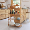 4 Tier Bamboo Kitchen Bathroom Laundry Shelf BookShelf Storage Rack Shop Display