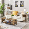 TV Stand with Storage Shelf Industrial TV Table Coffee Table for Living Room