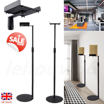 2x Universal Surround Sound Speaker Stands Floor Speaker Standing, Adjustable