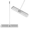 117 cm x 25 cm Heavy Duty Level Lawn Tool Lawn Leveling Rake-Silver