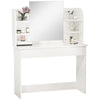 White Dressing Table with Drawers Mirror Set Bedroom Makeup Desk Vanity Table UK