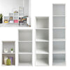 White Storage Cube 2-5 Shelf Bookcase Wooden Display Unit Organiser Furniture