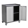Key Lockable Heavy Duty Metal Workshop Tool Trolley Rolling Storage Tool Cabinet