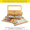 Desktop Easel Wooden 3-Drawers Storage Box Easel Portable Artist Drawer Easel